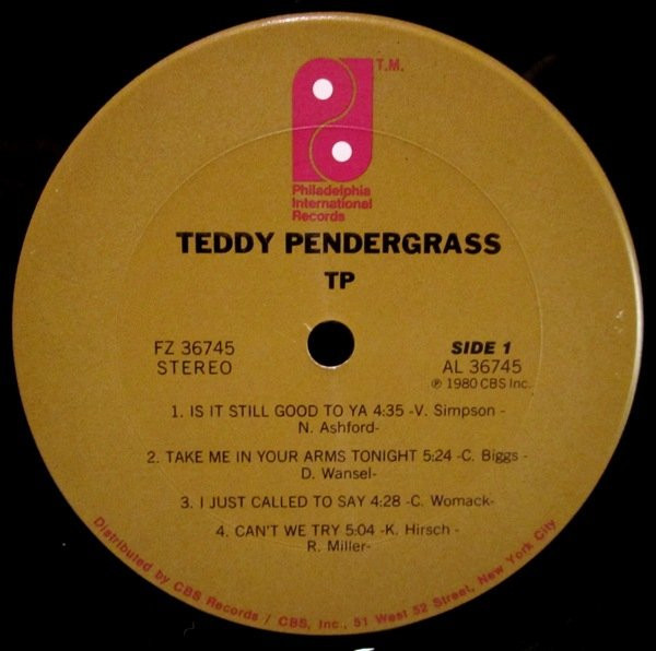 Teddy Pendergrass - TP - Philadelphia International Records - FZ