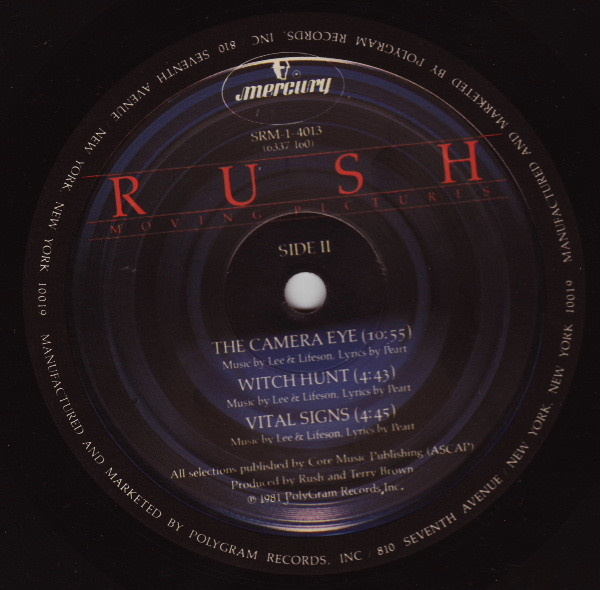 rush moving pictures vinyl