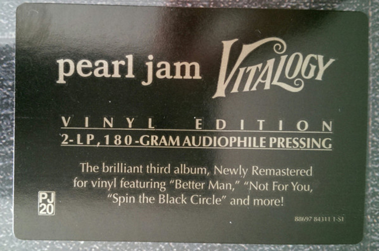 Pearl Jam - Vitalogy - Epic, Legacy - 88697843111-JK1 - 2xLP