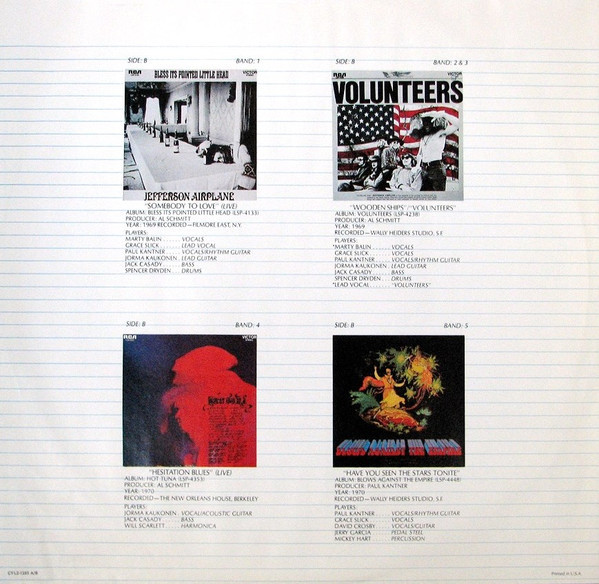 洋楽 JEFFERSON AIRPLANE FLIGHT LOG 1966-1976 Jefferson Airplane