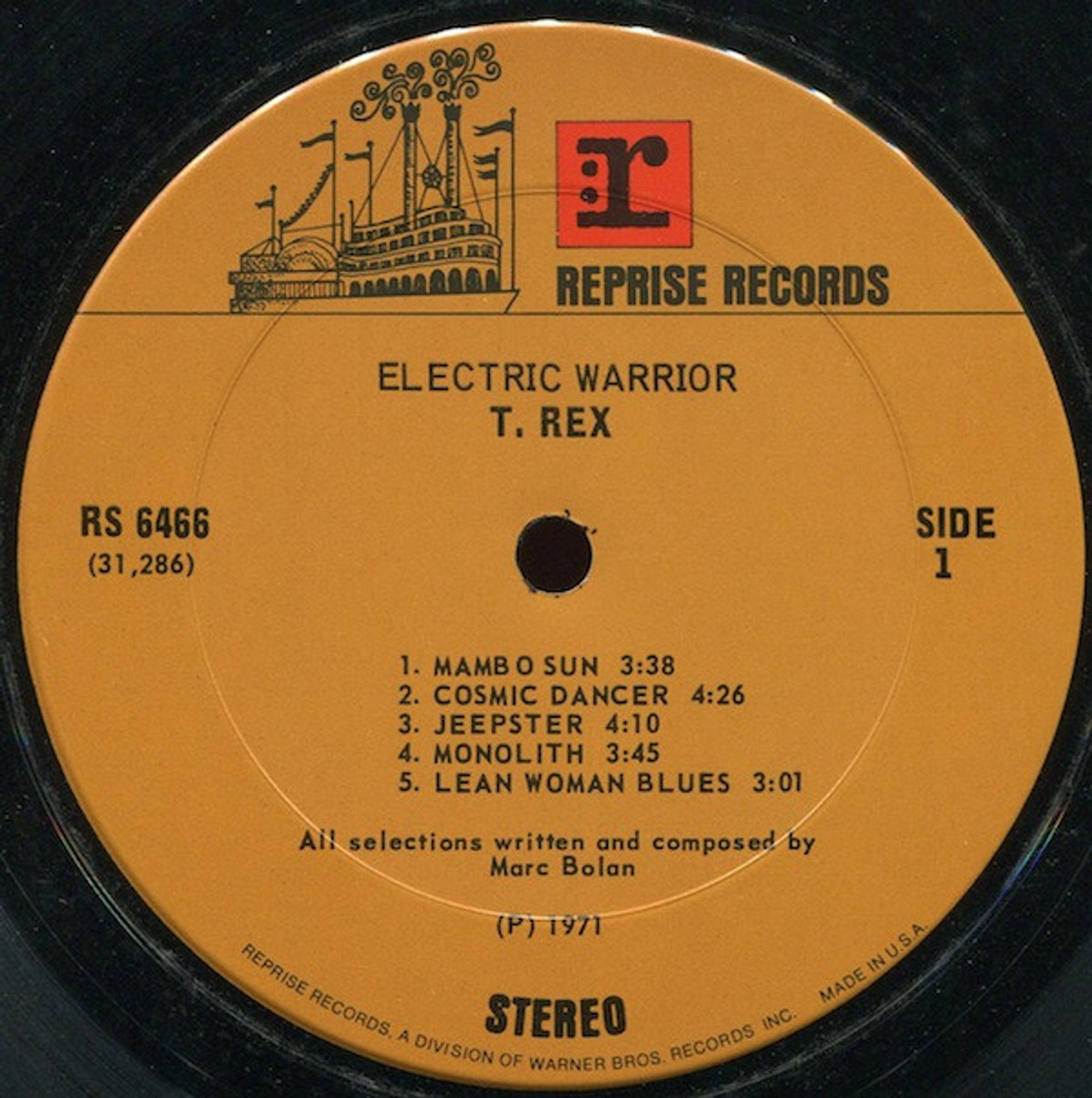 LPレコード　ROCK H/R  4セット　 T・レックス / Railway T. Rex ‎– Electric Warrior - LP - RS 6466 - HumminGuru