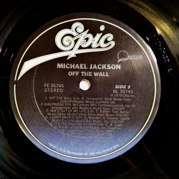 Michael Jackson - Off The Wall - Epic - FE 35745 - LP, Album, Gat