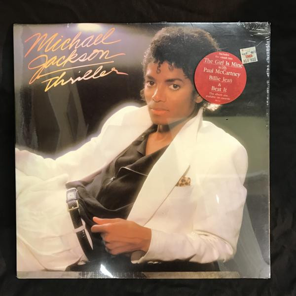 Michael Jackson - Thriller - Epic - QE 38112 - LP, Album, Pit