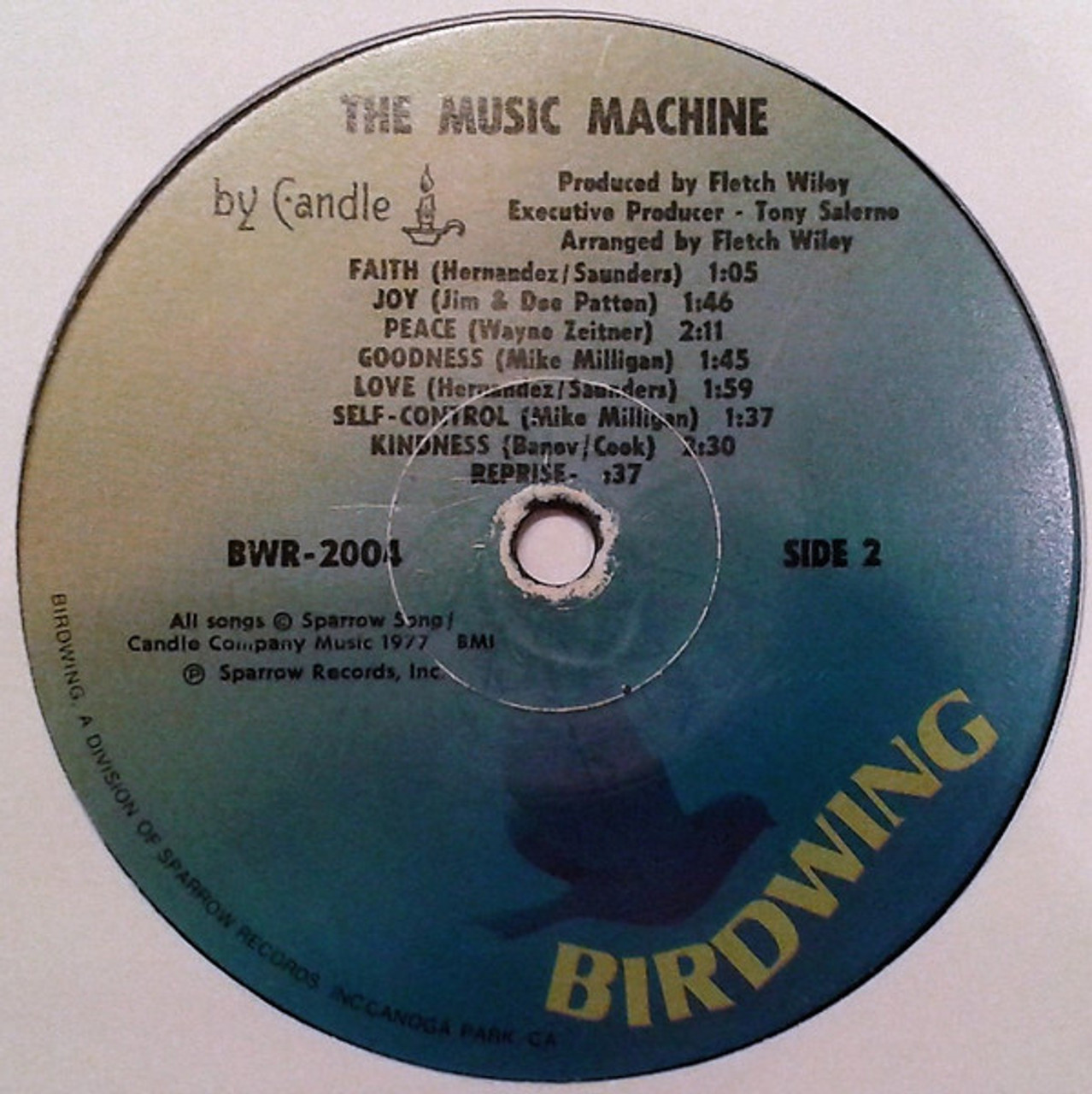 Candle (3) - The Music Machine - Birdwing Records - BWR-2004