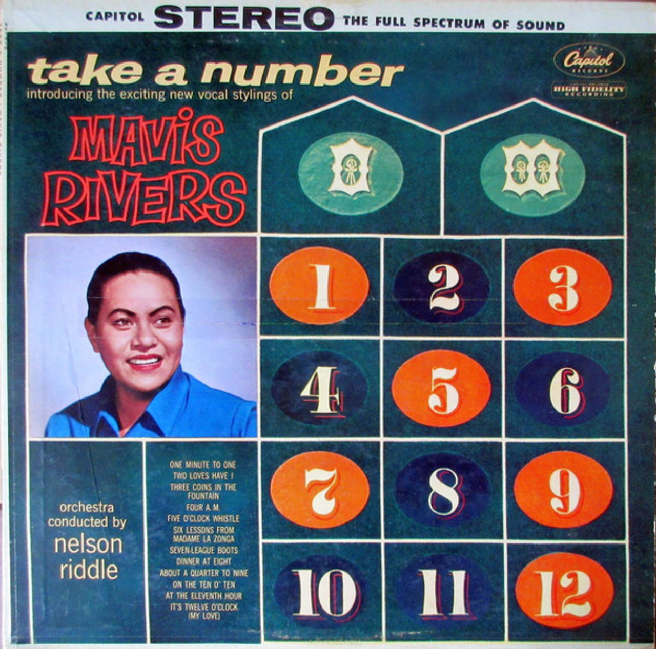 Mavis Rivers - Take A Number - Capitol Records, Capitol Records - ST-1210,  ST 1210 - LP, Album 2057365073