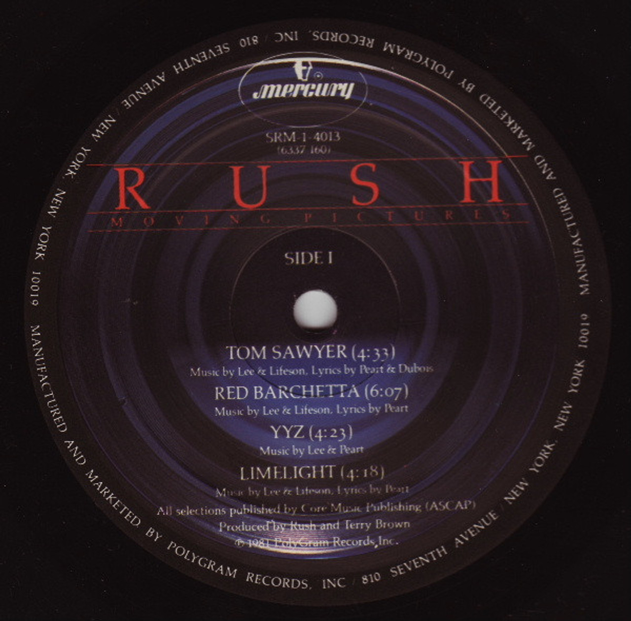 米、加LP Rush Moving Pictures B002238001 Mercury, Anthem (5), UMe /00260 Rush - Moving Pictures[LP] - Amazon.com Music