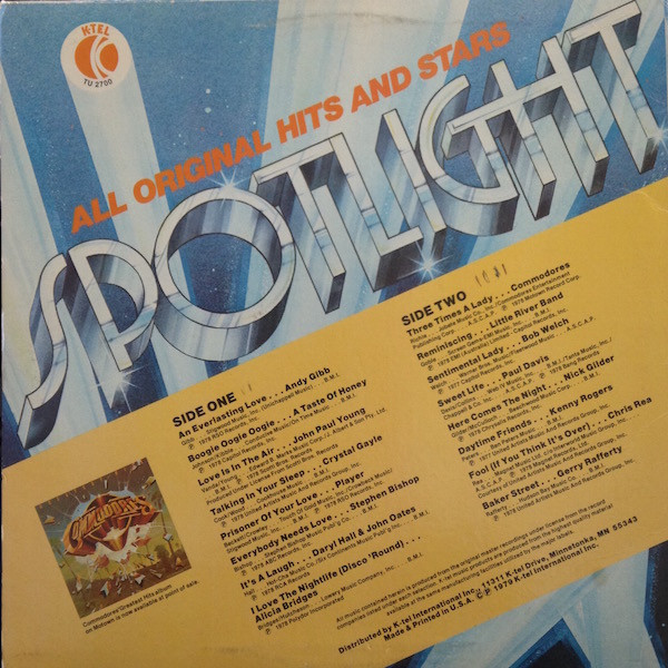 Spotlight ヒッツ LP K-Tel TU-2700 e284y128 Various - Spotlight - K-Tel - TU 2700 - LP, Comp, 11 2376607873