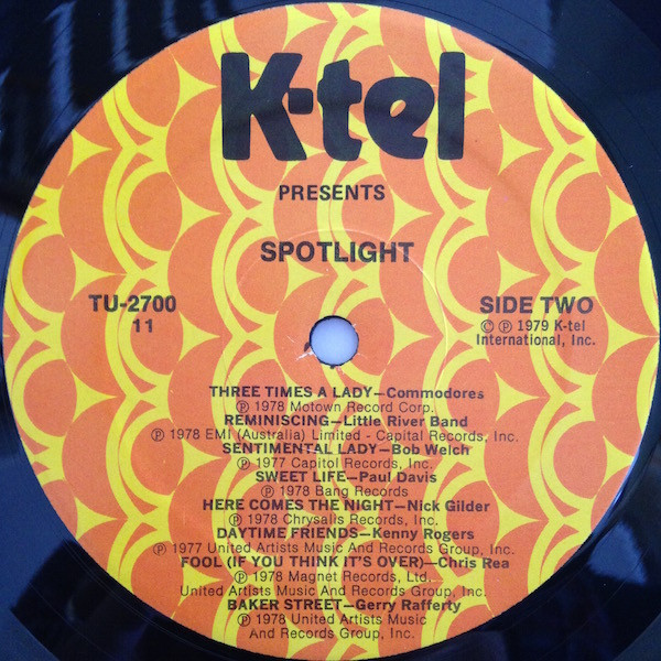 Spotlight ヒッツ LP K-Tel TU-2700 e284y128 Various - Spotlight - K-Tel - TU 2700 - LP, Comp, 11 2376607873