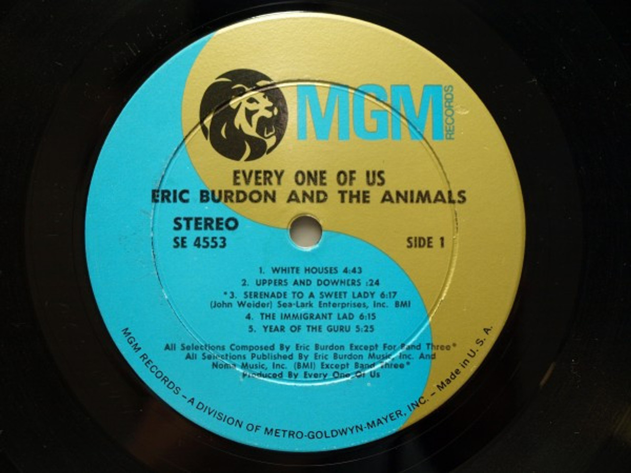 ◾️高音質USオリジナルステレオ盤■ERIC BURDON & THE ANIMA Eric Burdon & The Animals - Every One Of Us (LP, Album, H.V