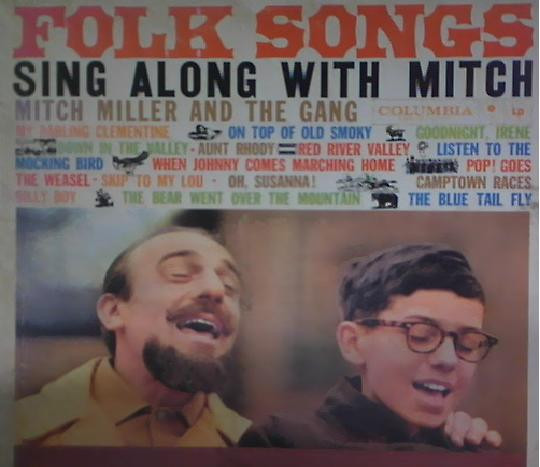 Mitch Miller And The Gang - Folk Songs Sing Along With Mitch (LP, Album