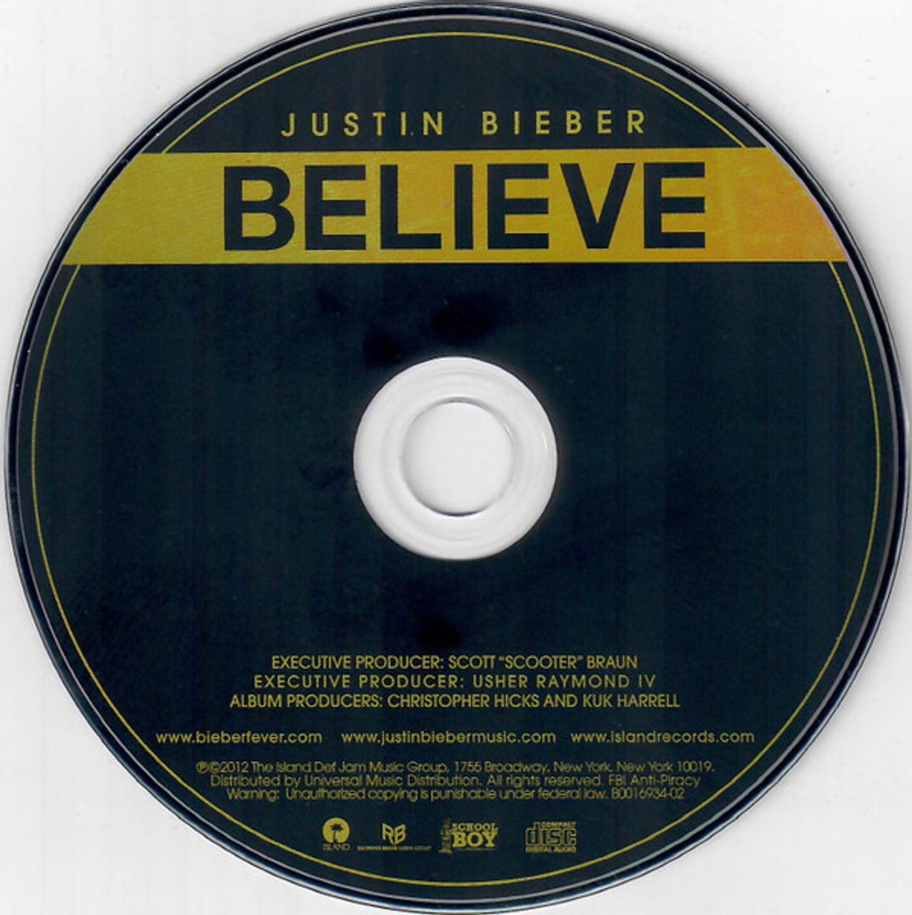 Justin Bieber - Believe (CD, Album) - BullTrax Records