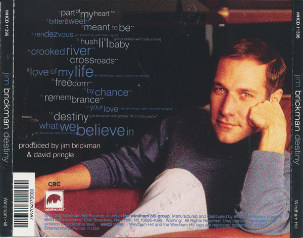 Jim Brickman - Destiny (HDCD, Album, Club) - BullTrax Records