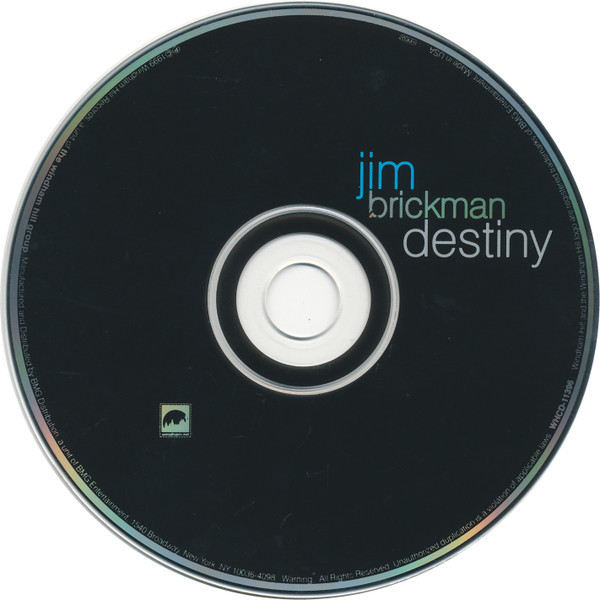 Jim Brickman - Destiny (HDCD, Album, Club) - BullTrax Records