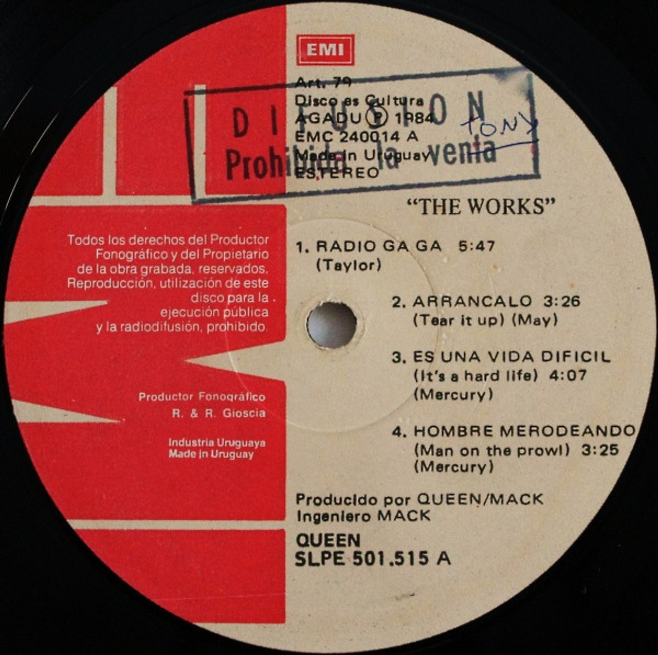 Queen - The Works (LP, Album) - BullTrax Records