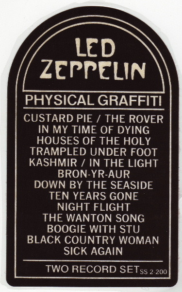 洋楽 LED ZEPPELIN THE PAREIDOLIA PARADIGM Led Zeppelin『THE PAREIDOLIA PARADIGM』(1975/3/24,25,27 LosAngeles