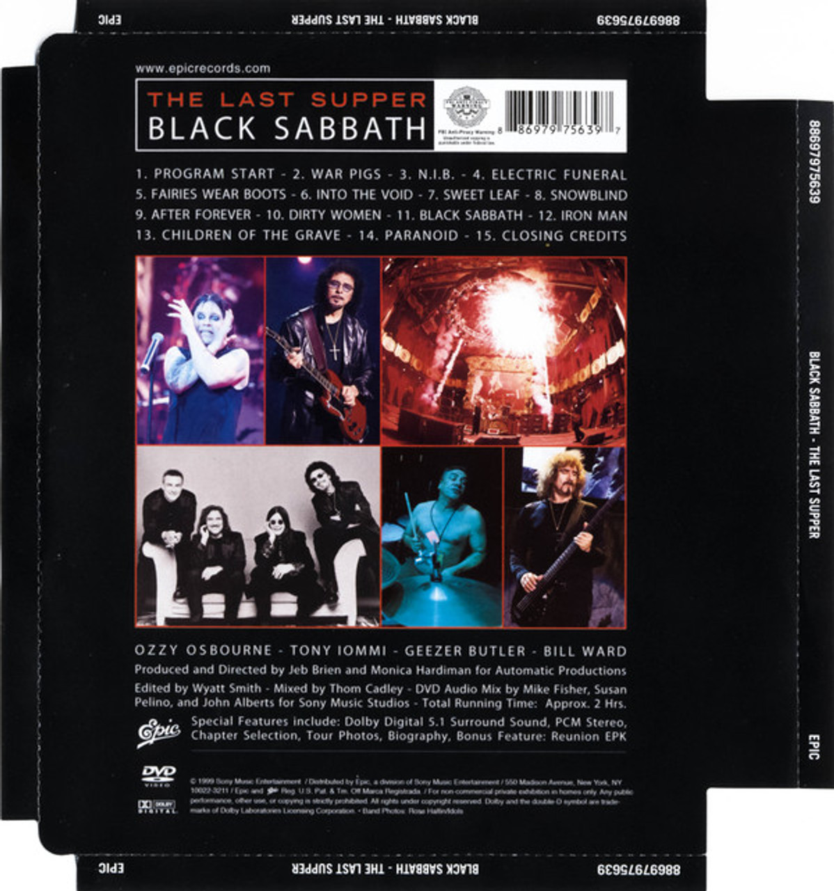 Black Sabbath - The Last Supper (DVD-V, Quad, NTSC