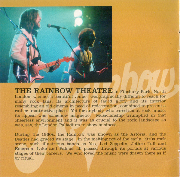 Eric Clapton - Eric Clapton's Rainbow Concert (CD, Album, RE, RM