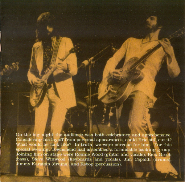 Eric Clapton - Eric Clapton's Rainbow Concert (CD, Album, RE, RM