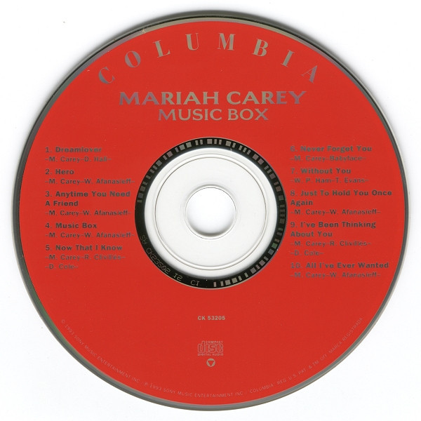 Mariah Carey - Music Box (CD, Album) - BullTrax Records