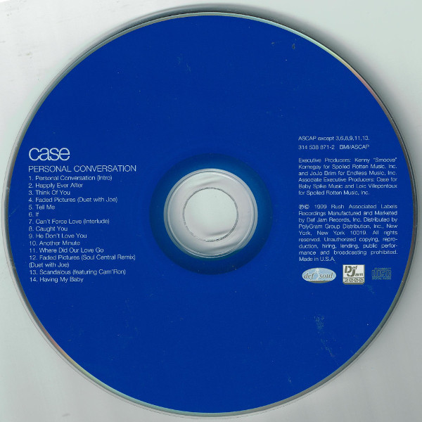 Case - Personal Conversation (CD, Album) - BullTrax Records