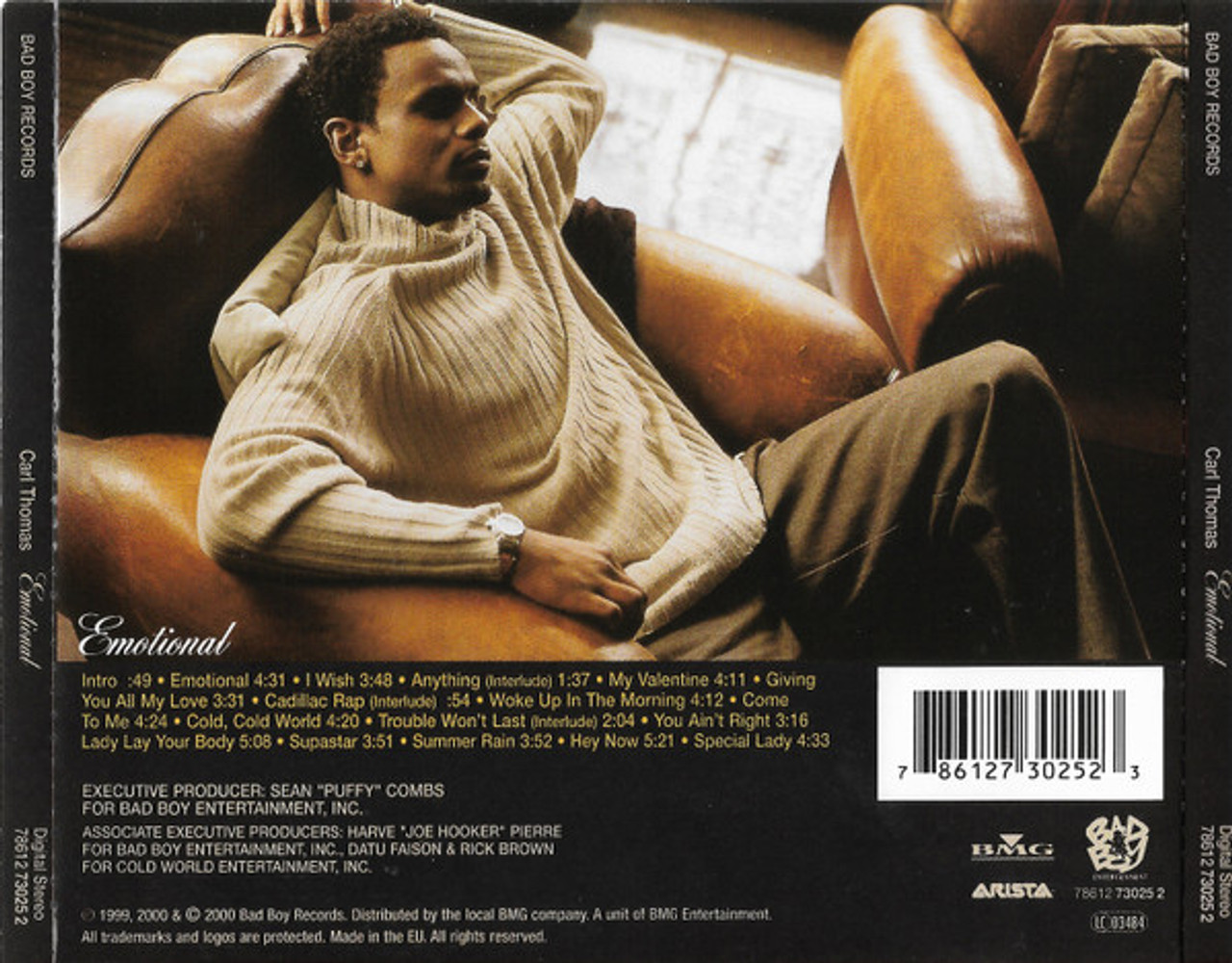 Carl Thomas - Emotional (CD, Album) - BullTrax Records