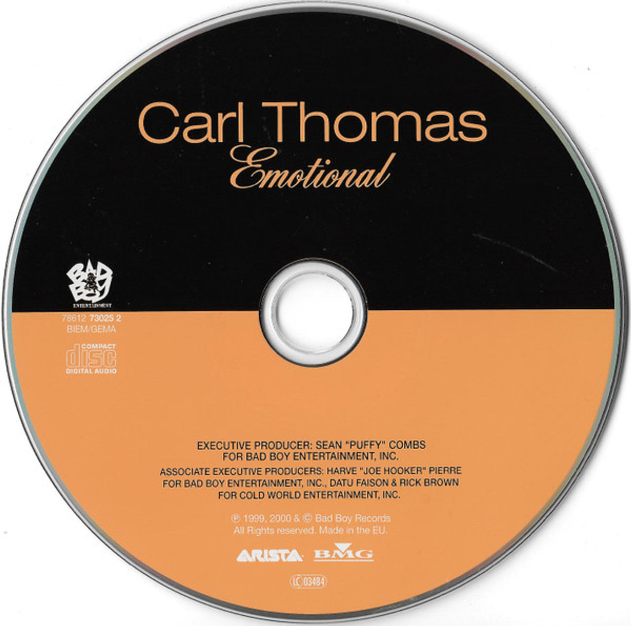 Carl Thomas - Emotional (CD, Album) - BullTrax Records
