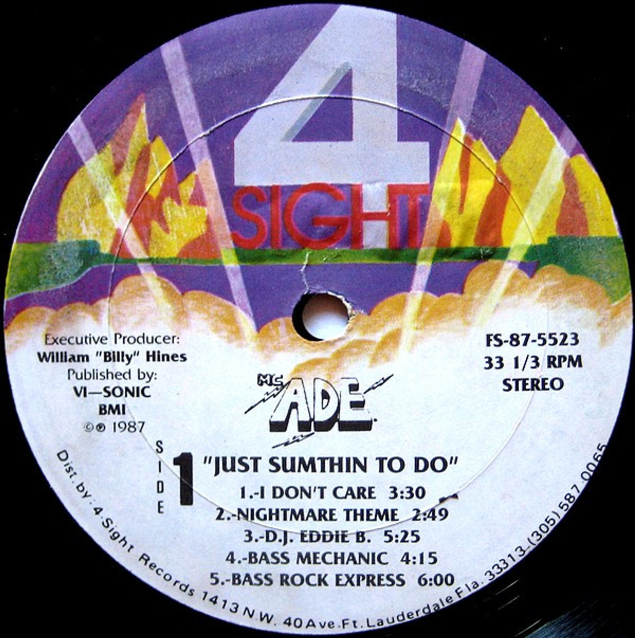 ヒップホップ+ラップ MC. A.D.E. And Posse-Just Sumthin To Do MC. A.D.E. And Posse - Just Sumthin To Do (LP, Album, M