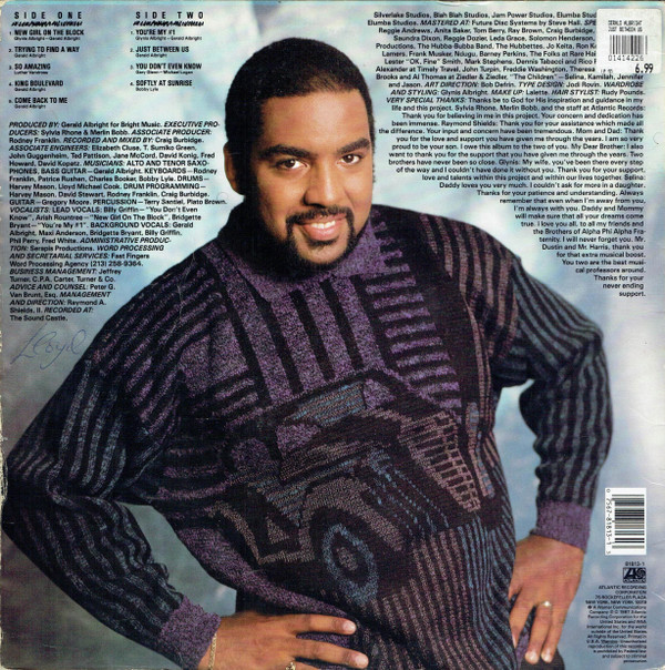 Gerald Albright - Just Between Us (LP, Album, SRC) - BullTrax Records