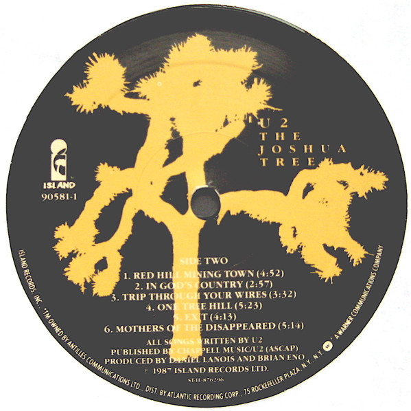 U2 - The Joshua Tree (LP, Album, All) - BullTrax Records