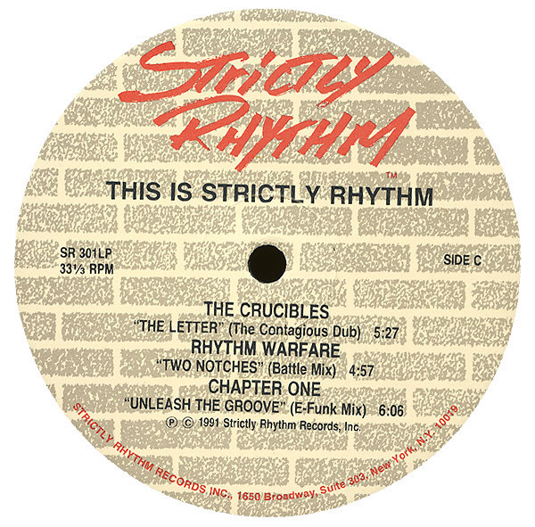 STRICTLY RHYTHM 『TRIBAL MADNESS VOL.1』 STRICTLY RHYTHM 『TRIBAL MADNESS VOL.1』 Strictly Rhythm's EP CD