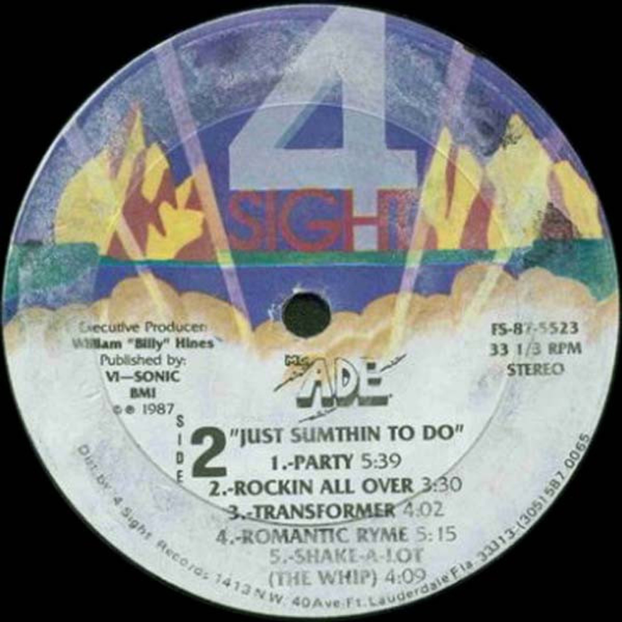 MC. A.D.E. And Posse - Just Sumthin To Do (LP, Album