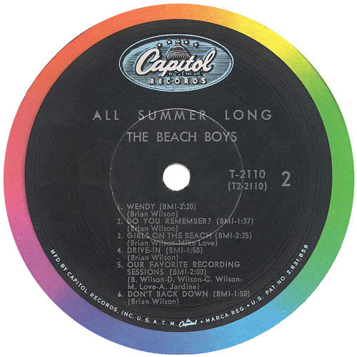 The Beach Boys - All Summer Long (LP, Album, Mono, Scr)_1