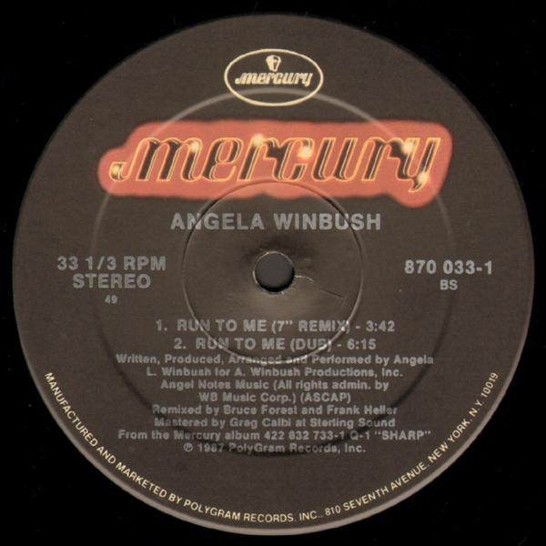 Angela Winbush - Run To Me (12
