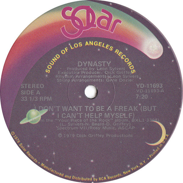Dynasty - I Don't Want To Be A Freak (But I Can't Help Myself) (12