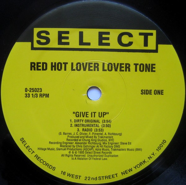 Red Hot Lover Lover Tone* - Give It Up (12