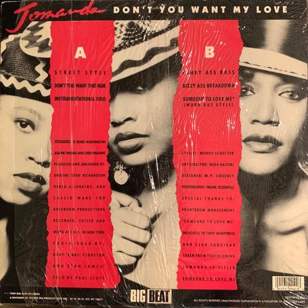 Jomanda - Don't You Want My Love (12