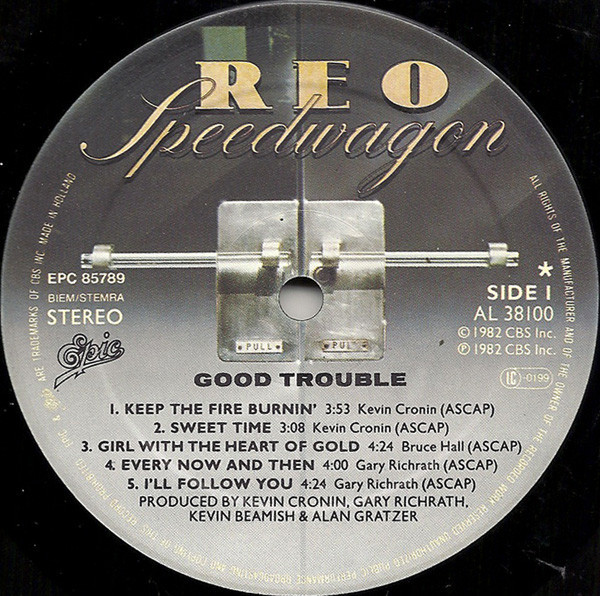REO Speedwagon - Good Trouble (LP, Album) - BullTrax Records