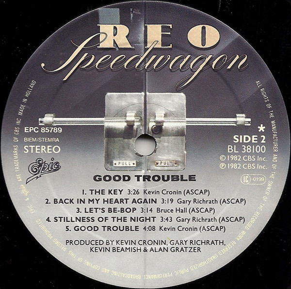 REO Speedwagon - Good Trouble (LP, Album) - BullTrax Records