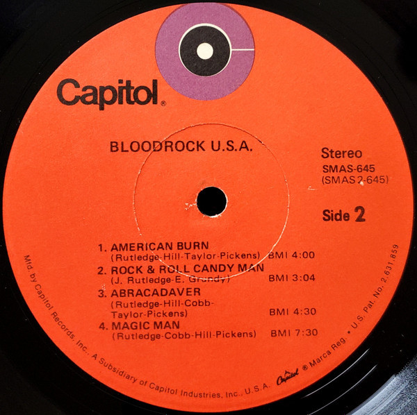 Bloodrock – - (LP, U.S.A. Album, | Blood Records Jac) Vinyl 0