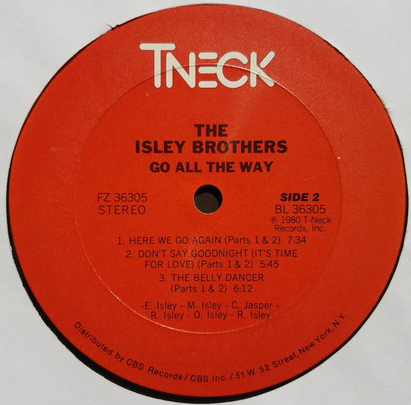 The Isley Brothers - Go All The Way (LP, Album, Gat) - BullTrax