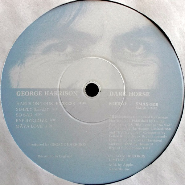 ミュージック e harrison dark horse (RARE!!) Dark Horse - Album by George Harrison - Apple Music