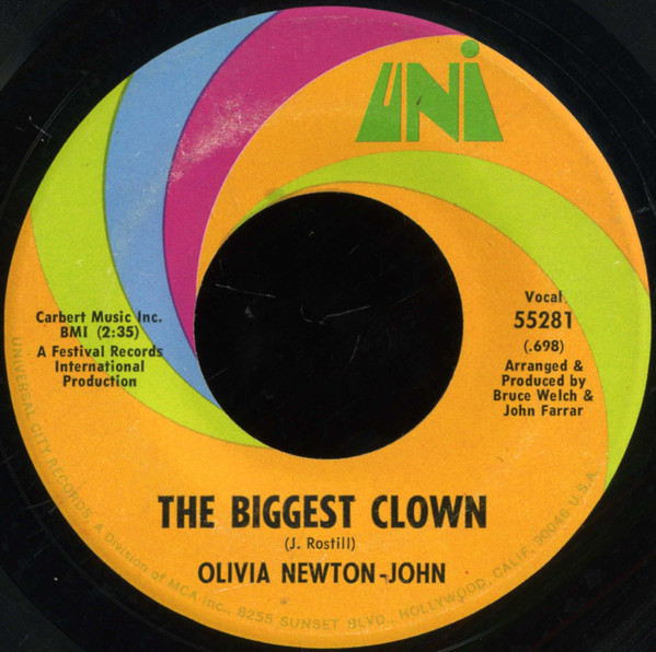 7” Olivia Newton-john If Not For You / Biggest Clown DP1793 POLYDOR /00080 Olivia Newton-John - If Not For You / The Biggest Clown (7