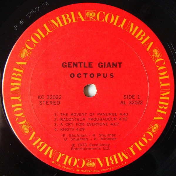 Gentle Giant - Octopus (LP, Album, Pit) - BullTrax Records