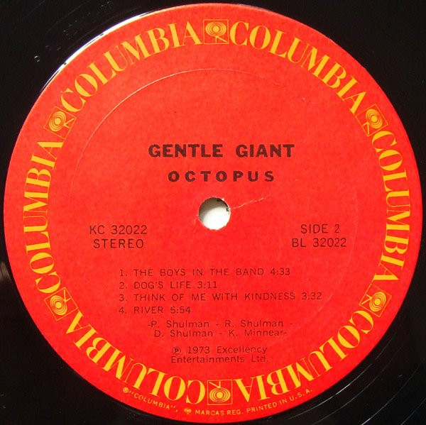 Gentle Giant - Octopus (LP, Album, Pit) - BullTrax Records