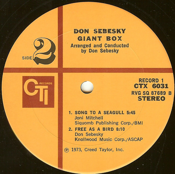 Don Sebesky - Giant Box (2xLP, Album + Box) - BullTrax Records