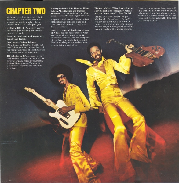 The Brothers Johnson* - Right On Time (LP, Album, Ter) - BullTrax The Brothers Johnson ピクチャーレコード【sample】