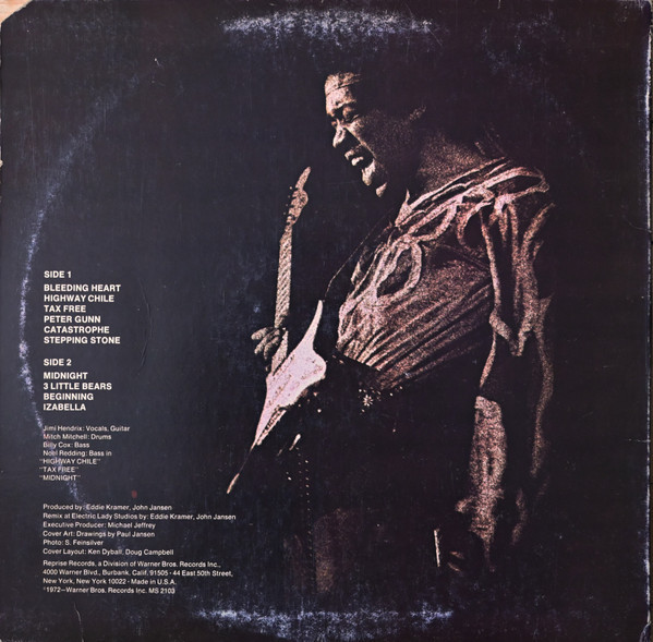 Jimi Hendrix - War Heroes (LP, Album) - BullTrax Records