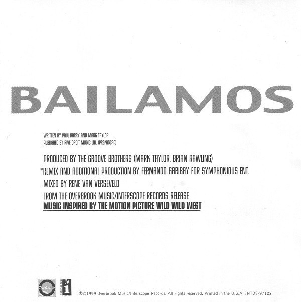 Enrique Iglesias - Bailamos (CD, Single) - BullTrax Records