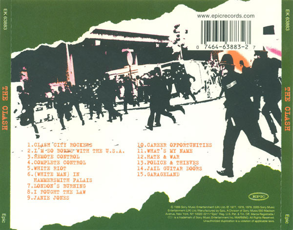 The Clash - The Clash (CD, Album, RE, RM) - BullTrax Records