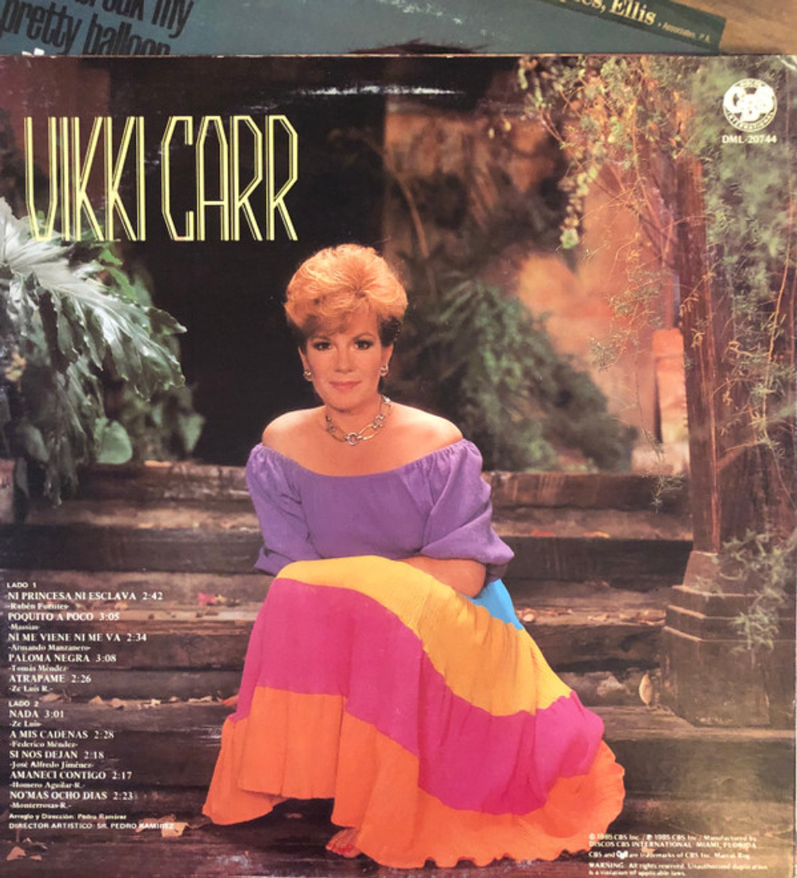 洋楽 AOR CD vikki carr/SIMPLEMENTE MUJER Vikki Carr - Simplemente Mujer (LP, Album) - BullTrax Records